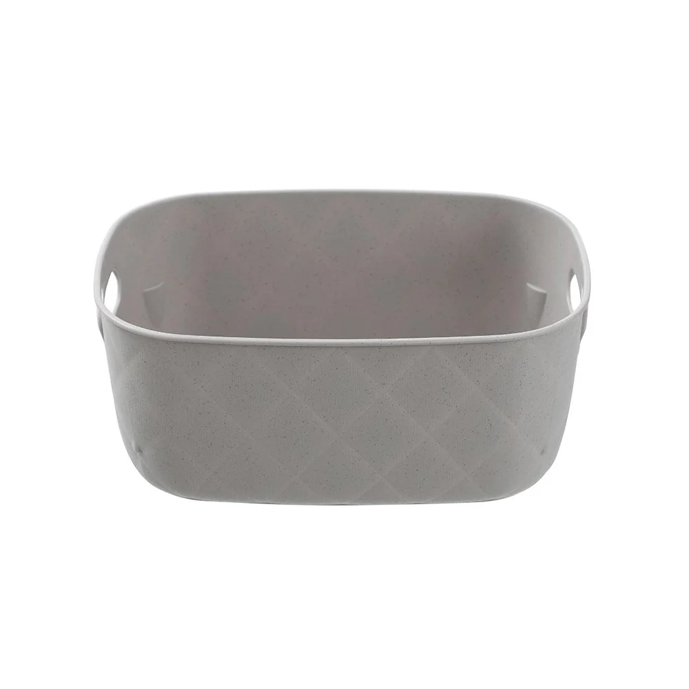 DIAMOND QUILT BASKET S 23x18X14CM 2 ASSTD