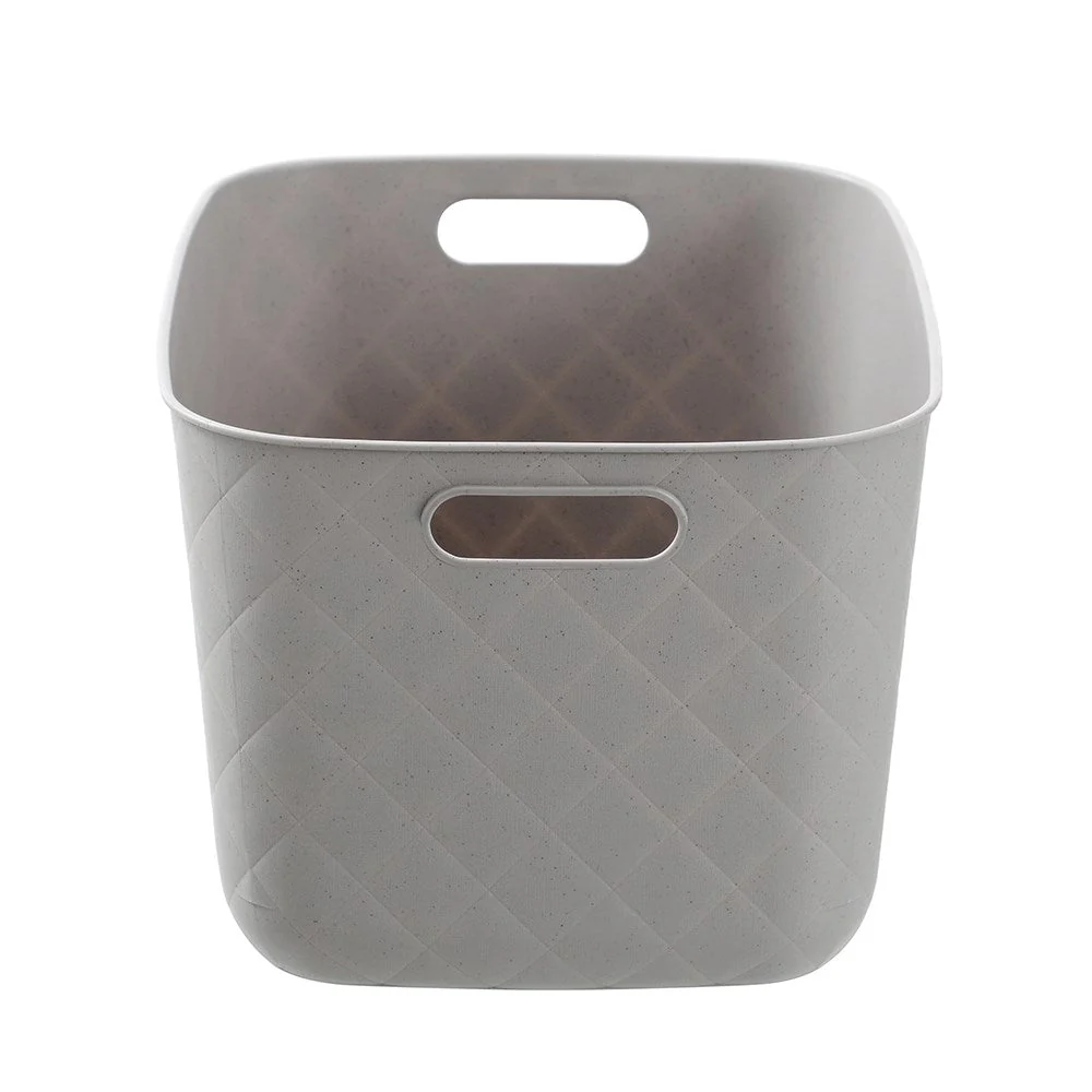 DIAMOND QUILTED BASKET L 38X28X22CM - Image 3