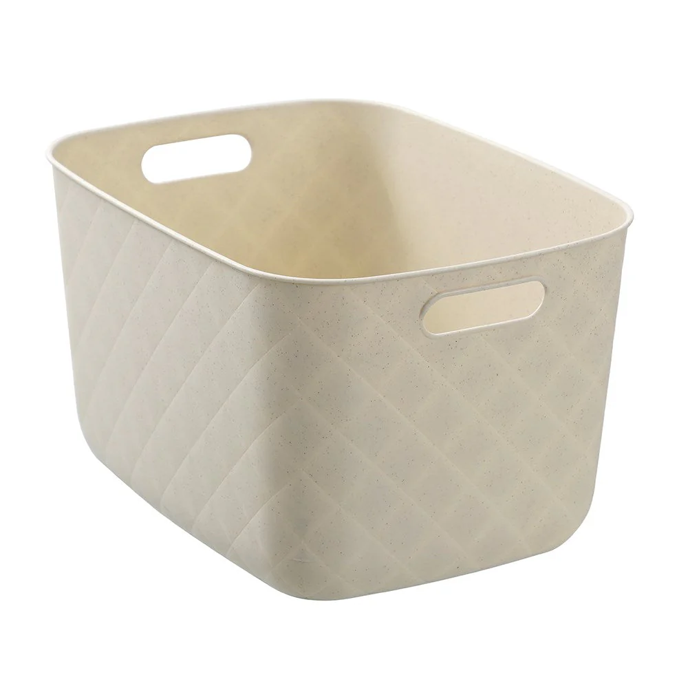 DIAMOND QUILTED BASKET L 38X28X22CM - Image 7