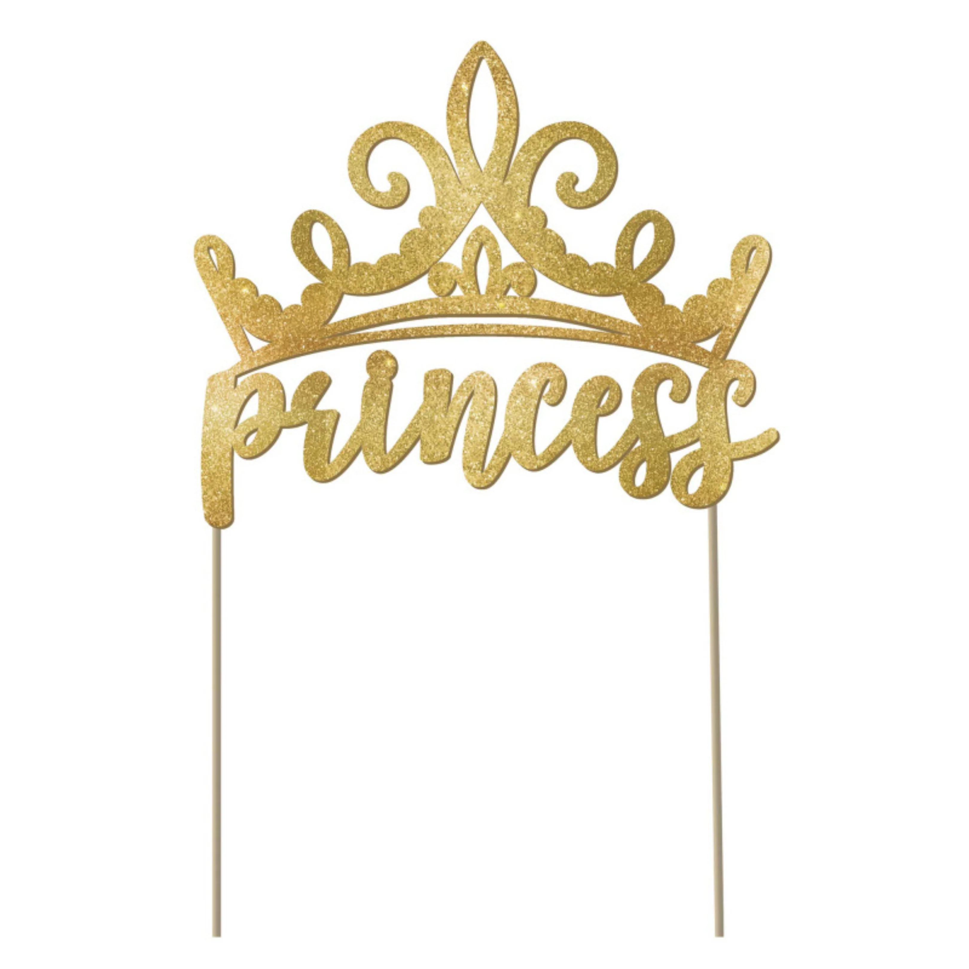 Disney Princess Once Upon A Time Glittered Cake Pick