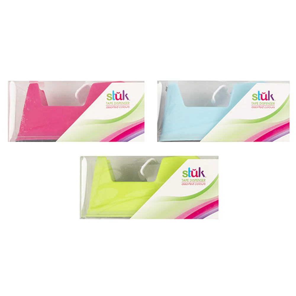 Dispenser Tape Fashion 3 Assorted Colours