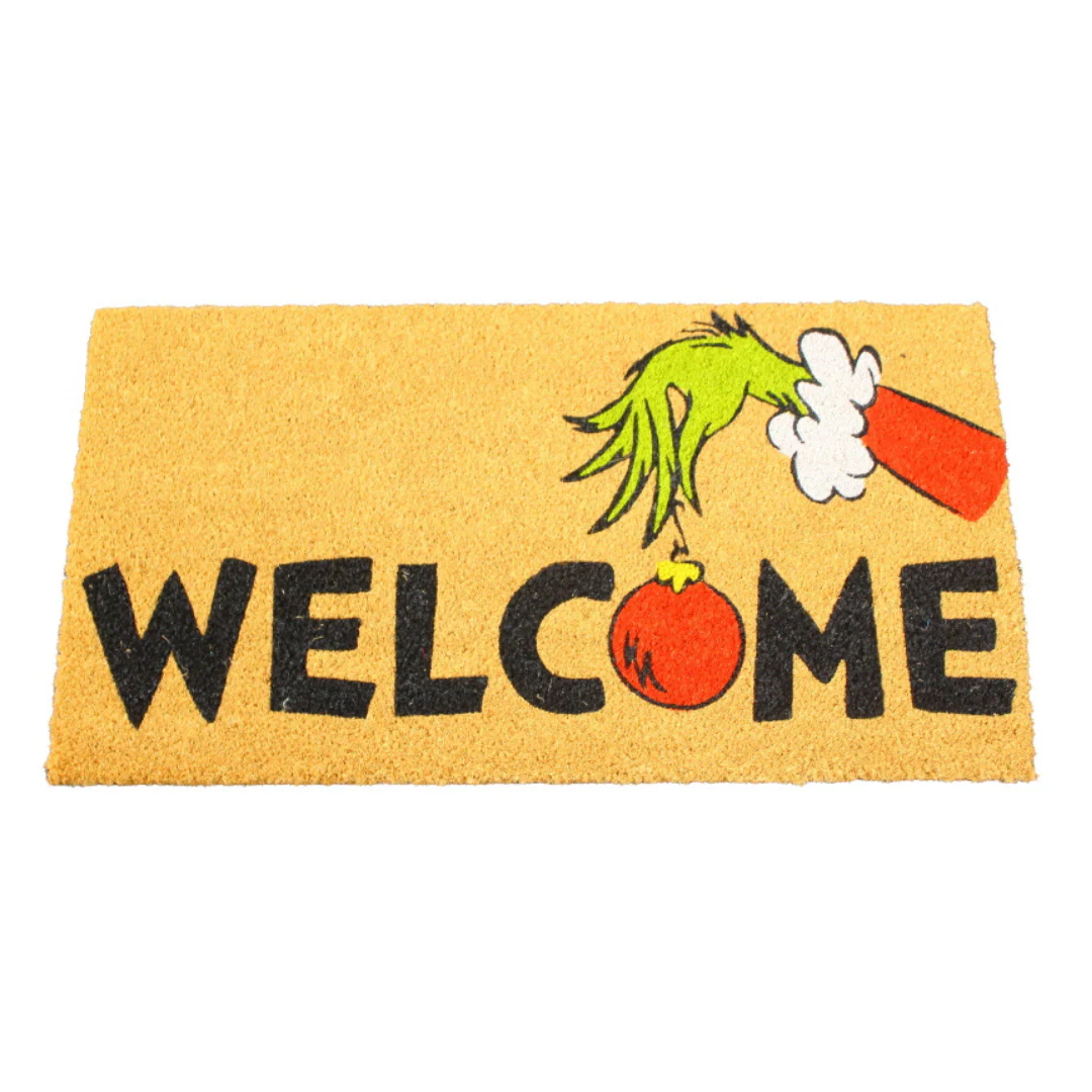 Dr. Seuss Grinch Coir Doormat Welcome Grinch 40x75cm - Image 2