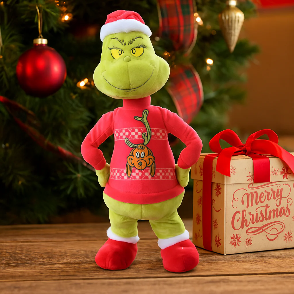 Dr. Seuss Grinch Side Stepper Red Max Sweater 19.5x12.5x37.5cm