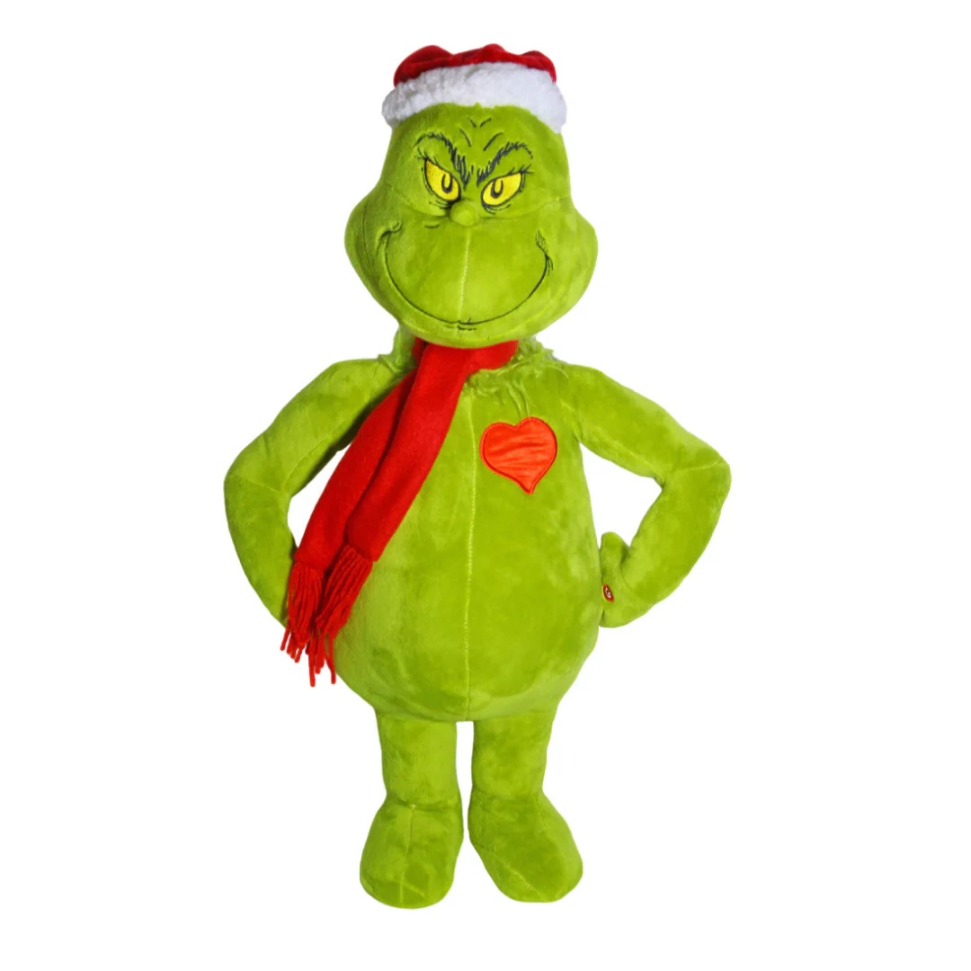 Dr. Seuss Holiday Greeter-Grinch With Light Up Heart 36x19x59cm - Image 2