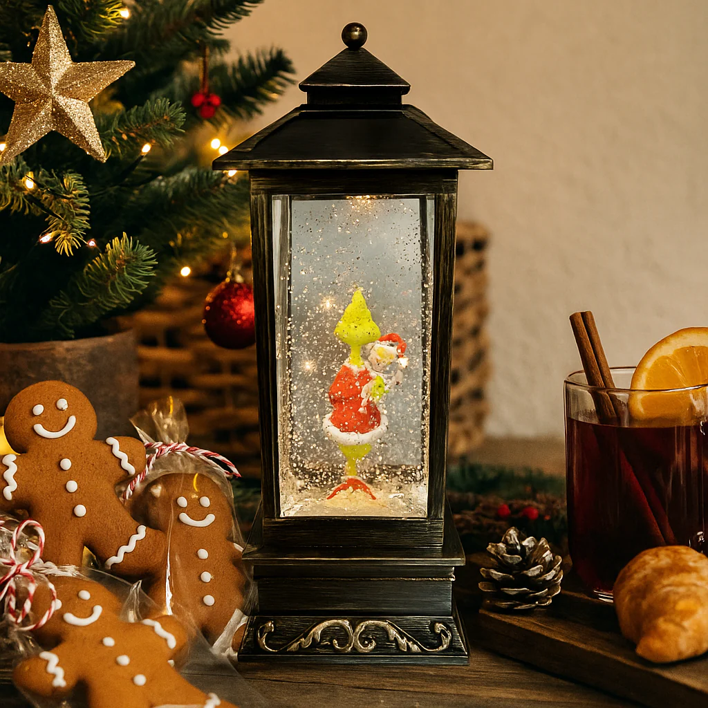 Dr. Seuss Lantern Grinch and Cindy Lou 31cm