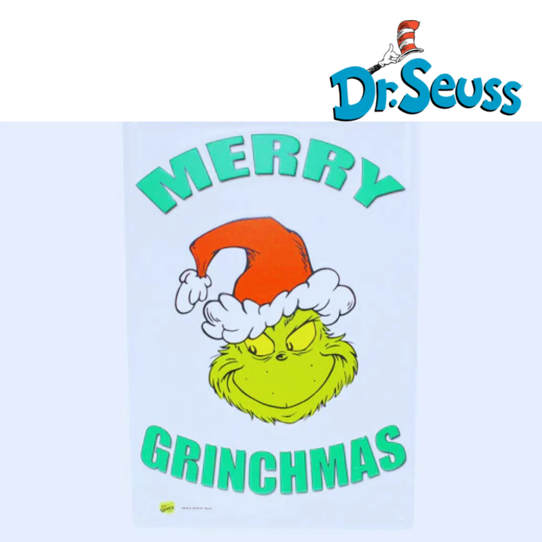 Dr. Seuss Metal Merry Grinchmas 35x24cm - Image 3