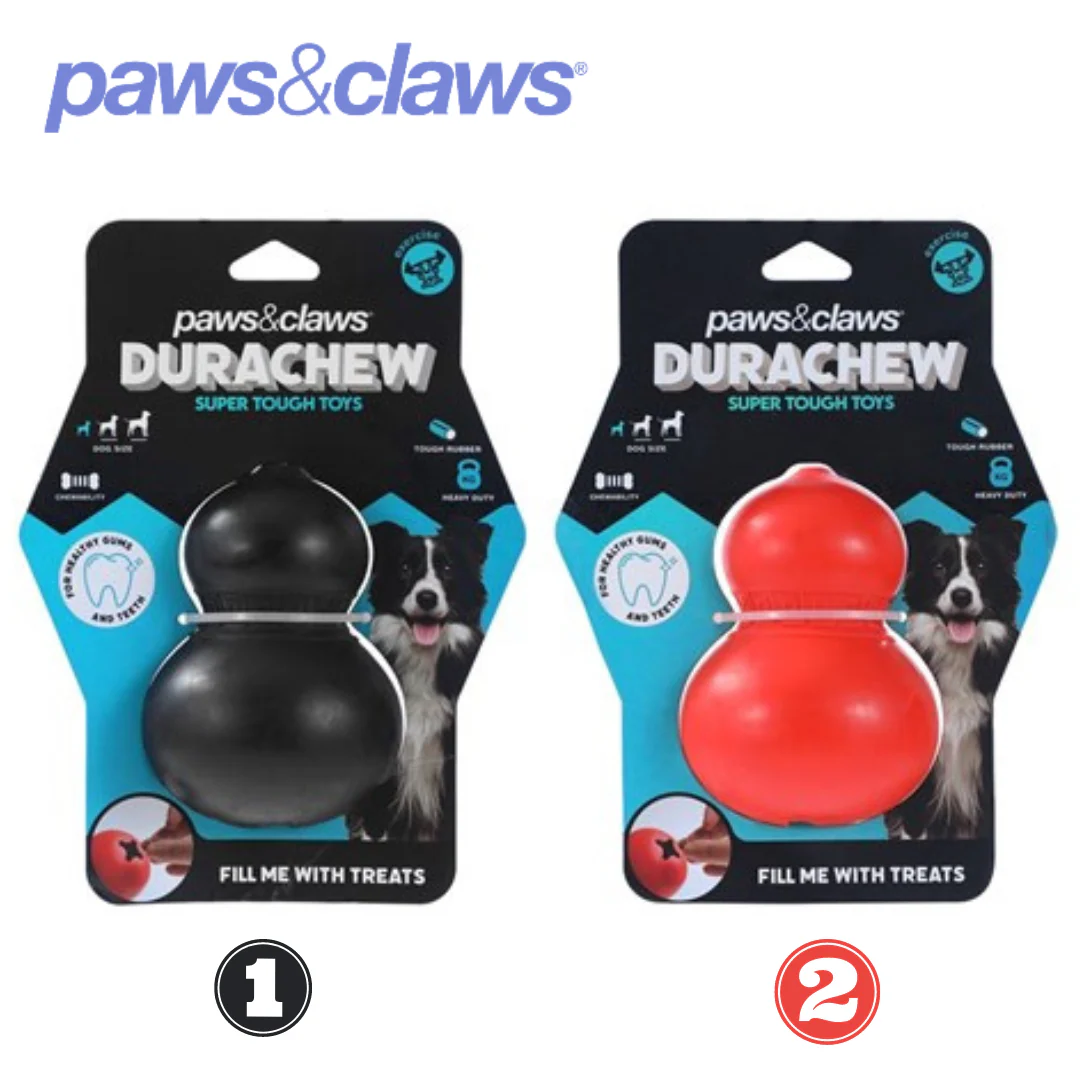 Dura Chew Rubber Gourd 2 Assorted Colours