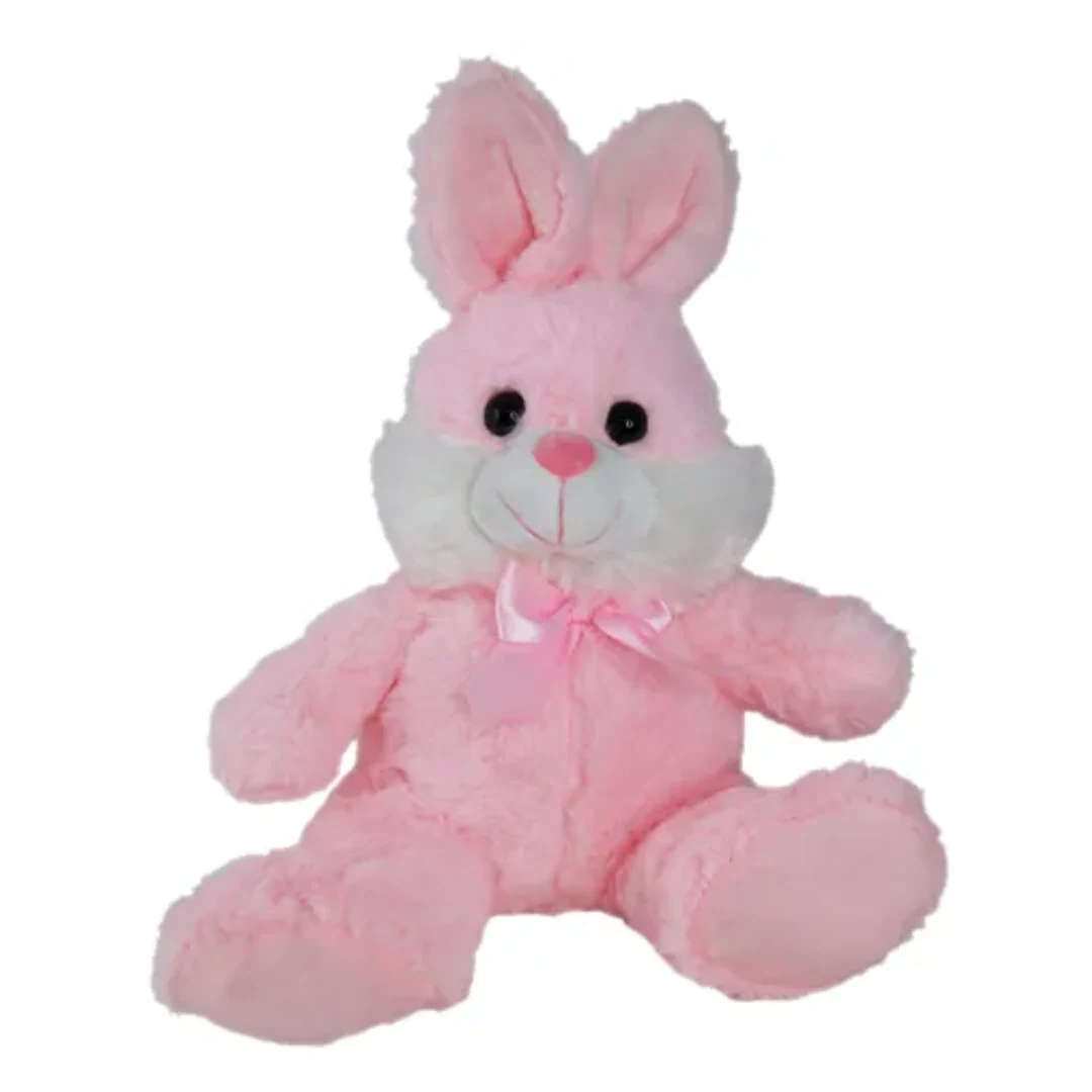 EASTER BUNNY BEANIE PINK 23CM - Image 2