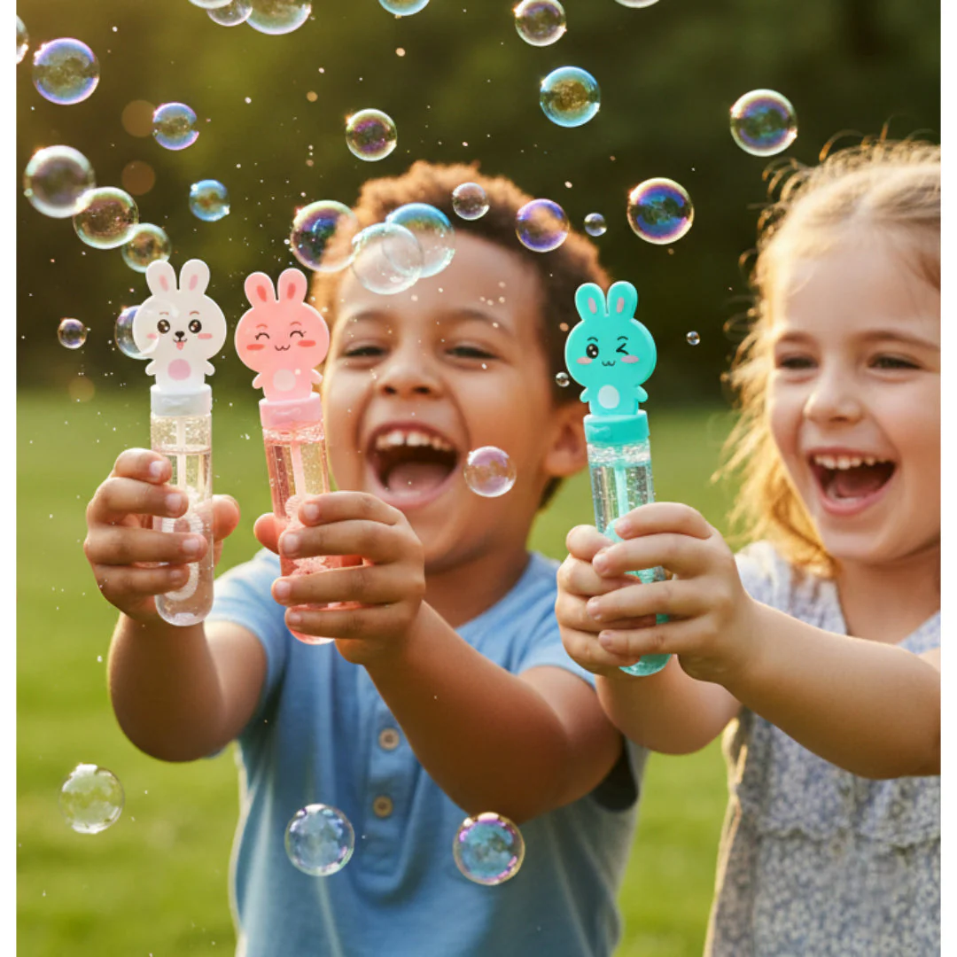 Easter Bunny Bubble Wand 35ml 3pk - Image 2