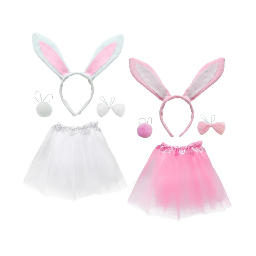 Tutu Easter Bunny 4pc Set Assorted