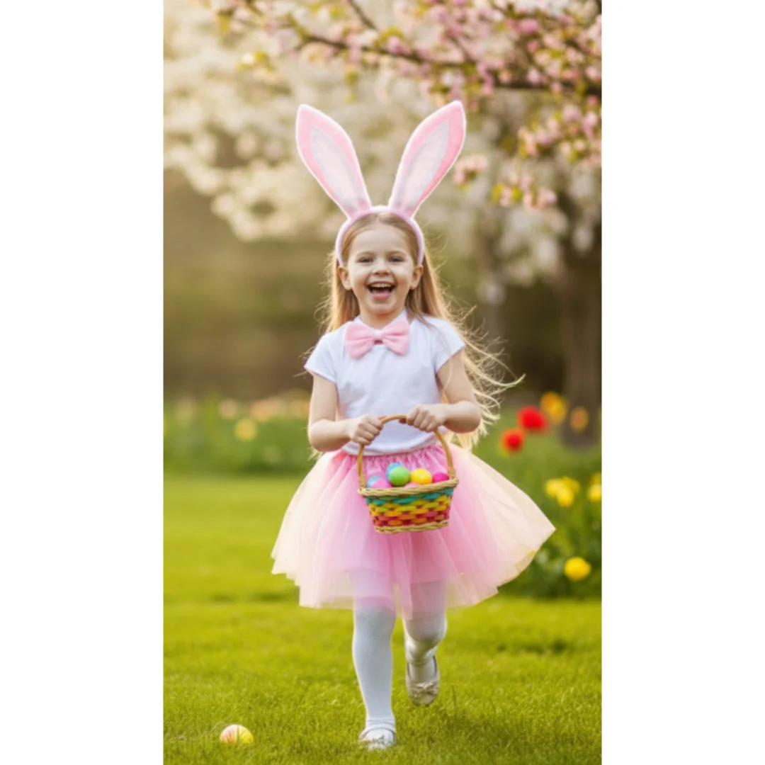 Tutu Easter Bunny 4pc Set Assorted - Image 4