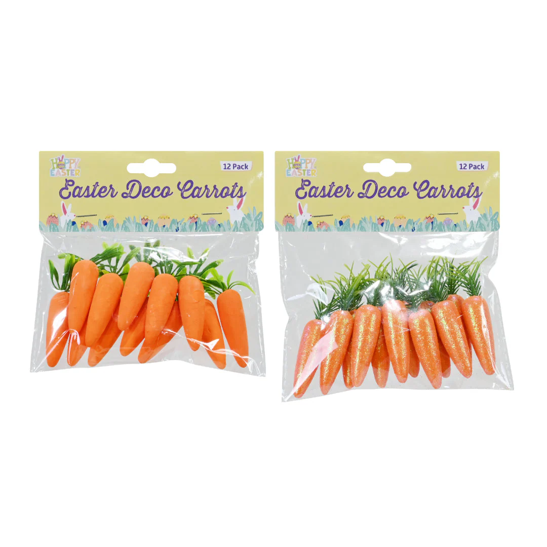Easter Carrot 12pk Assorted