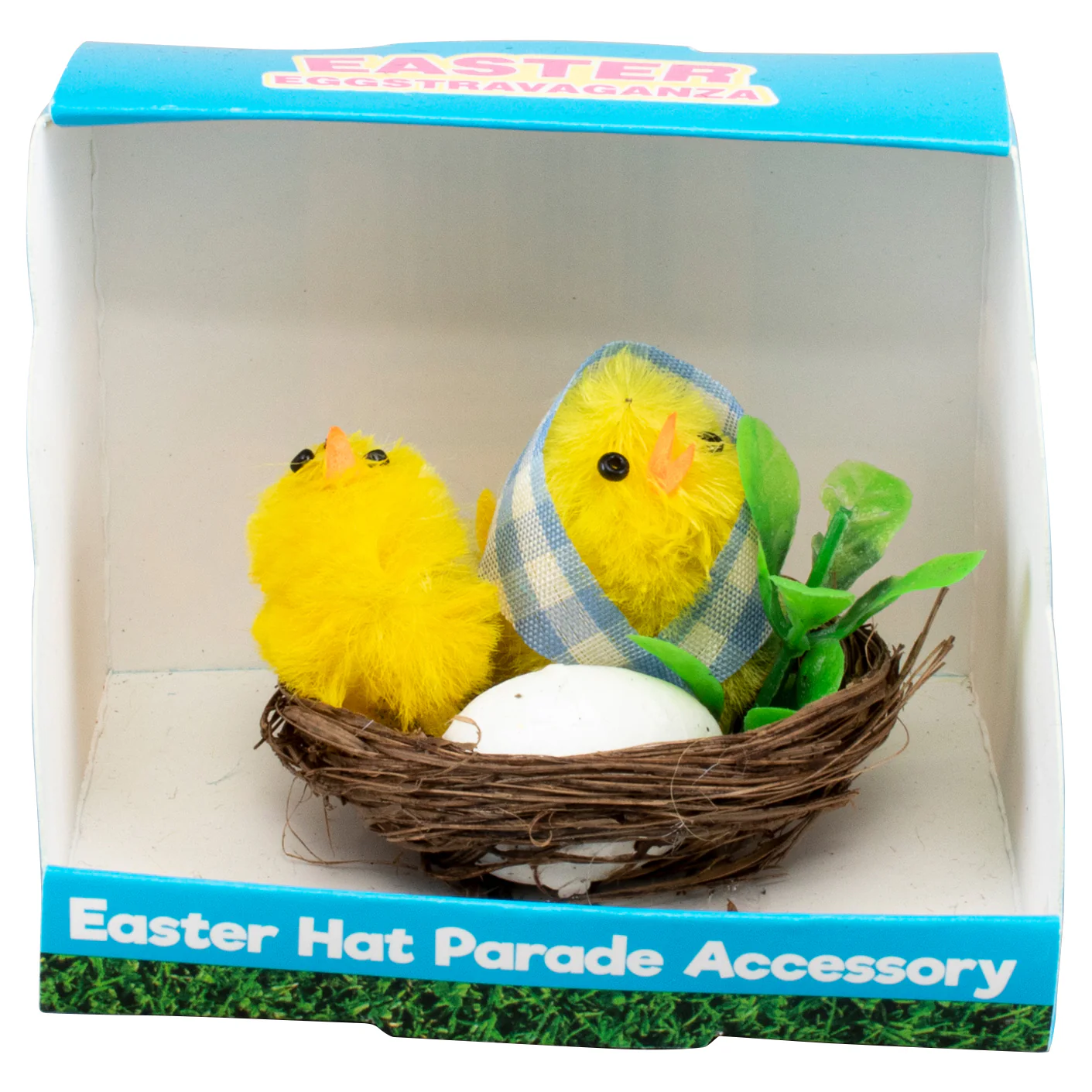 Easter Chicken In Nest 1pc 6cm 4 Assorted Styles - Image 4
