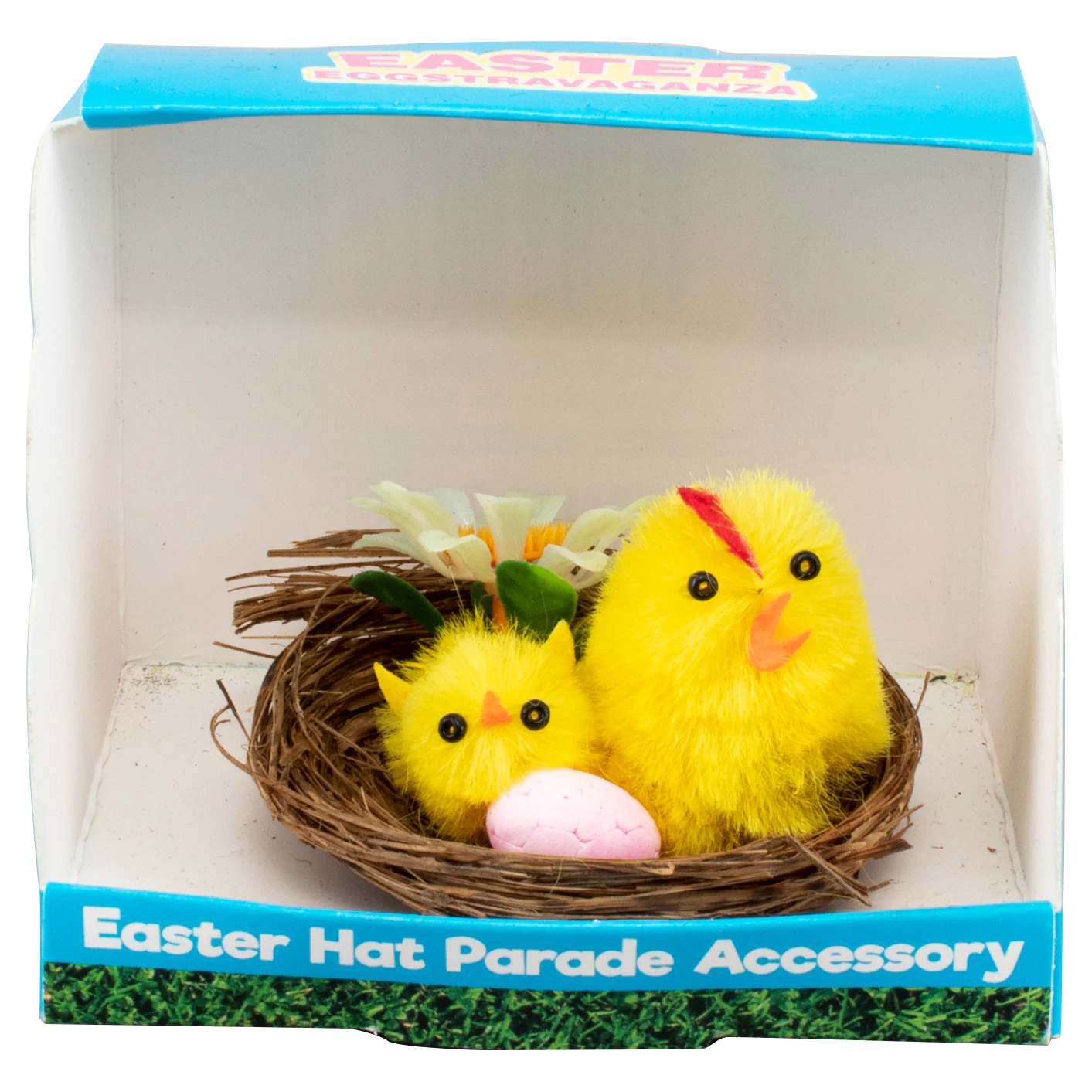 Easter Chicken In Nest 1pc 6cm 4 Assorted Styles - Image 5