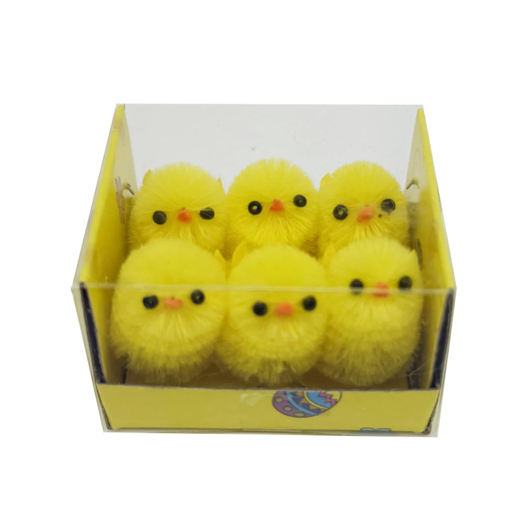 Easter Chicks 3cm 6pk Assorted - Image 2