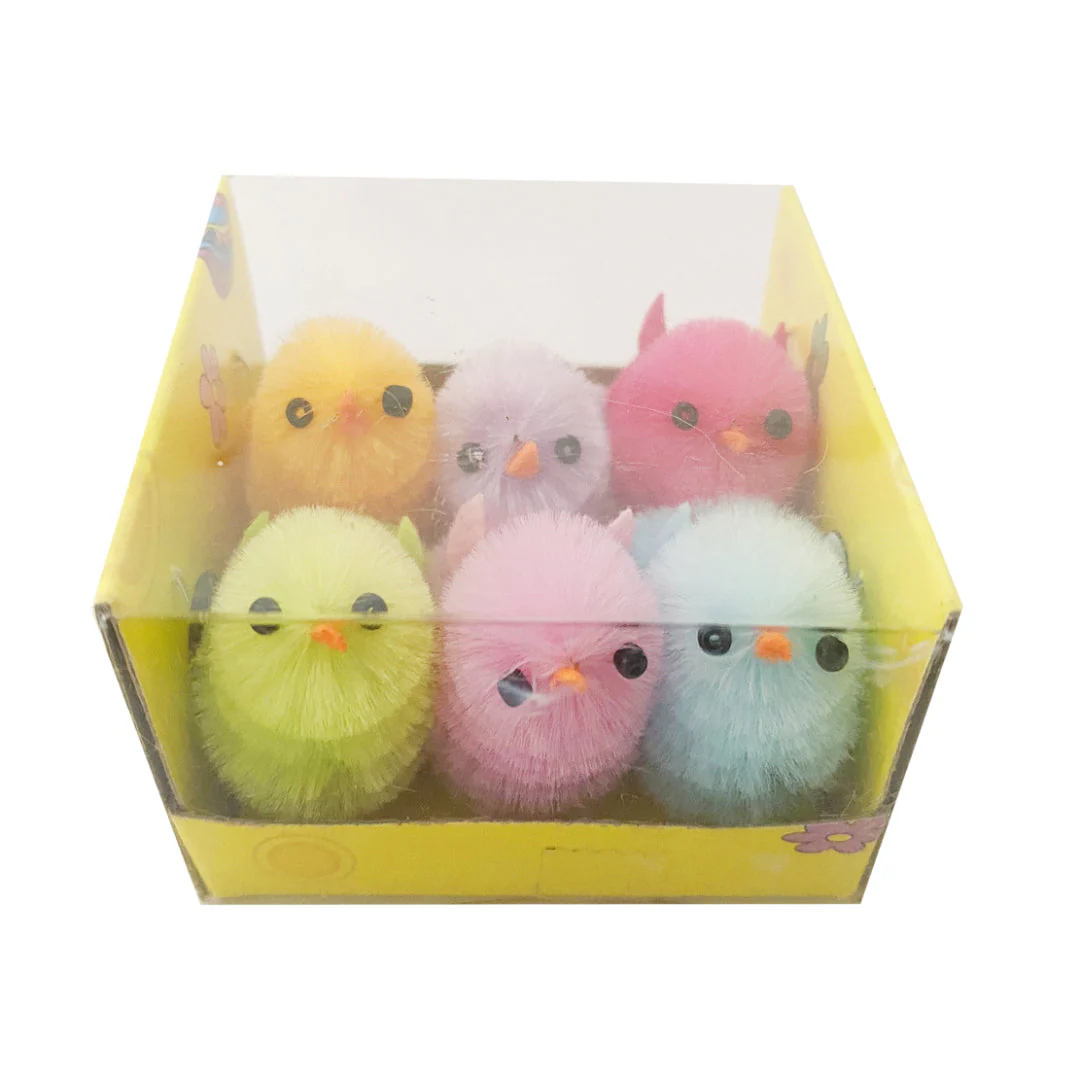 Easter Chicks 3cm 6pk Assorted - Image 3