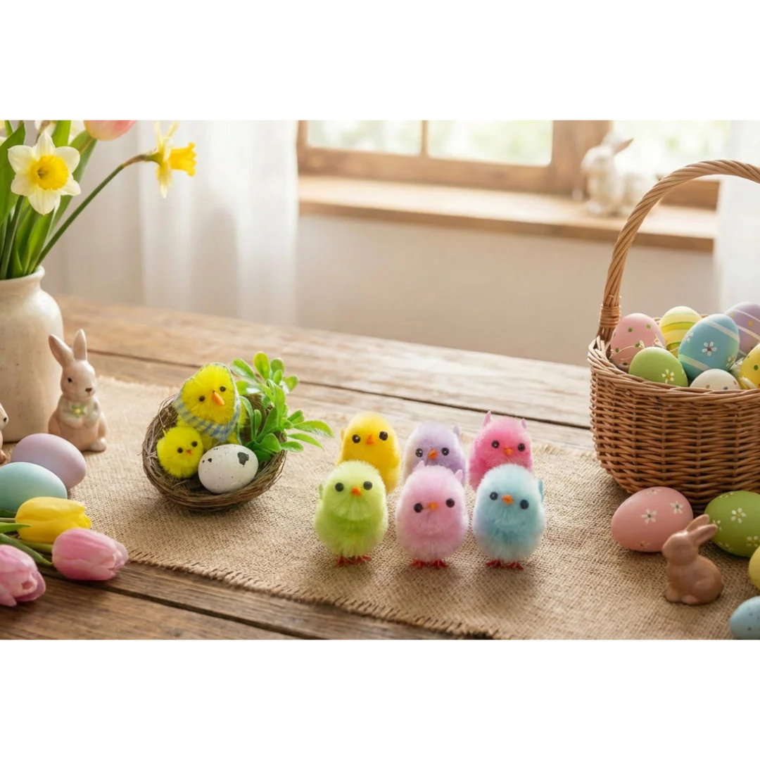 Easter Chicks 3cm 6pk Assorted - Image 4