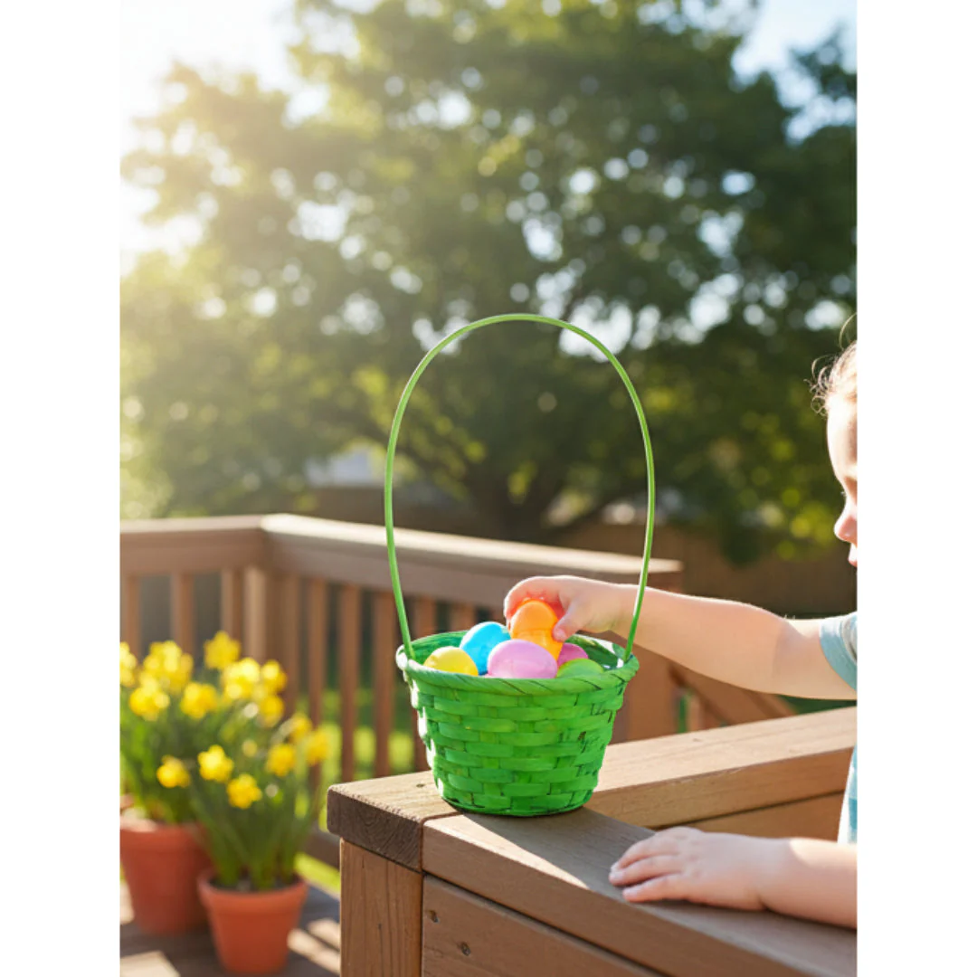 Easter Egg Basket Round Assorted - Image 7