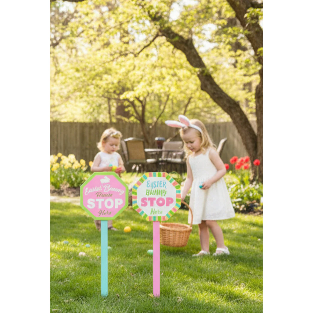 Easter Garden Stake 50cm MDF Assorted - Image 7