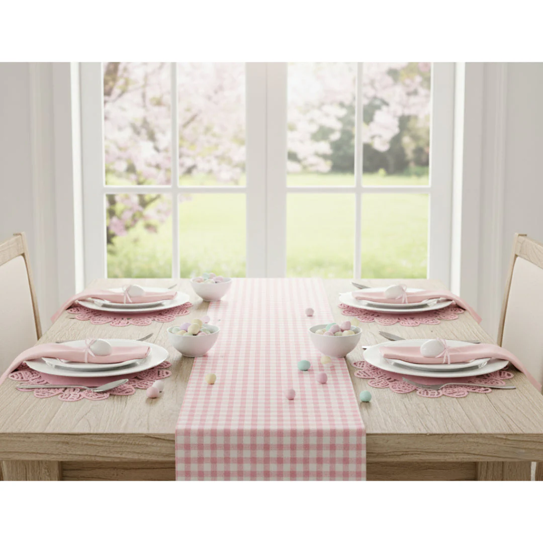 Easter Gingham Table Runner Roll Assorted - Image 7