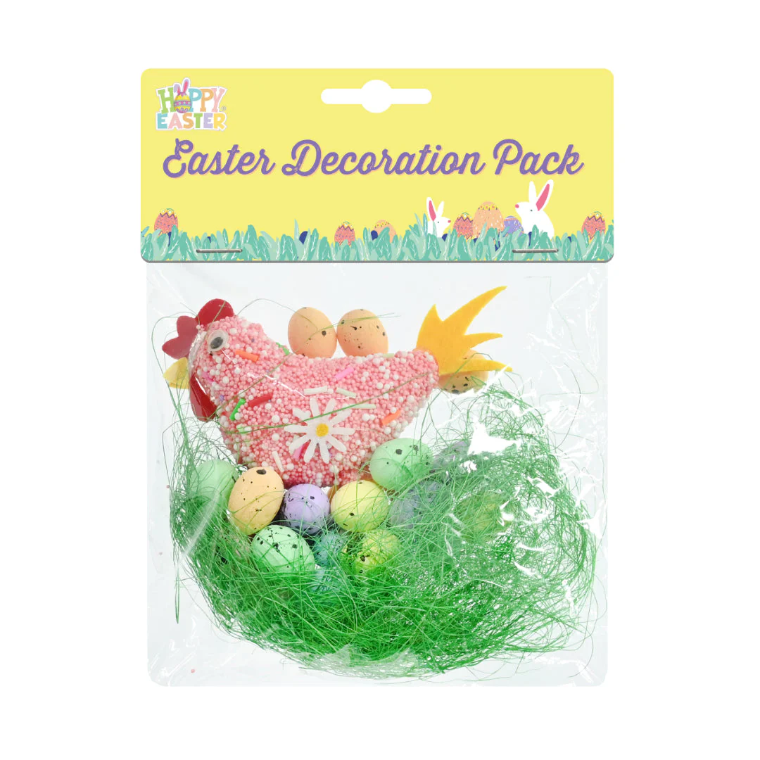 Easter Hat Decos Chicken Eggs Grass Assorted - Image 4