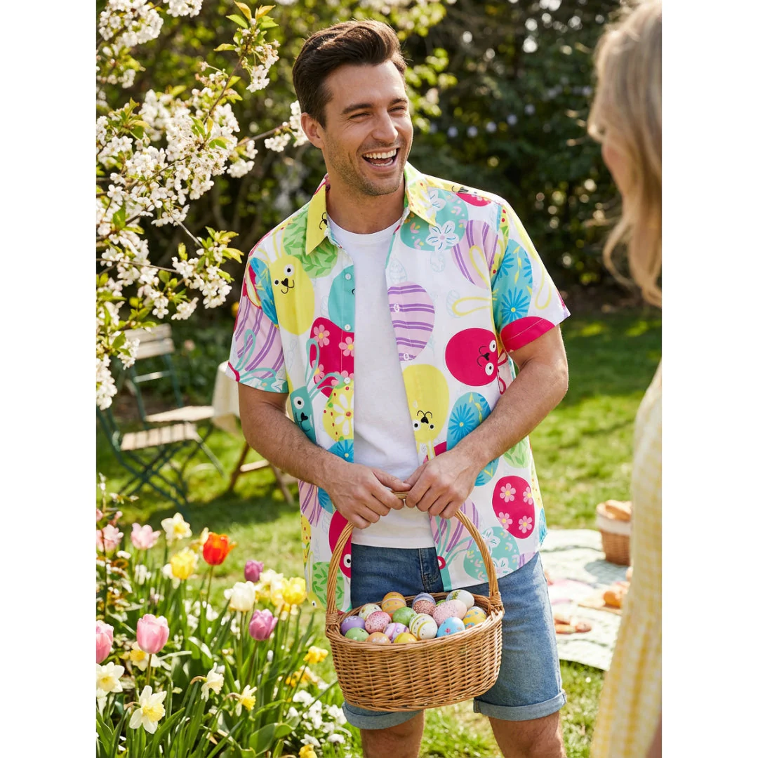 Easter Hawaiian Shirt Adults Assorted - Image 6