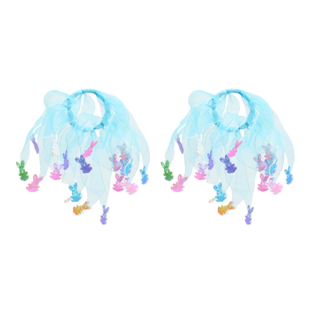 Easter Organza Hair Elastic 2pk Assorted - Image 3