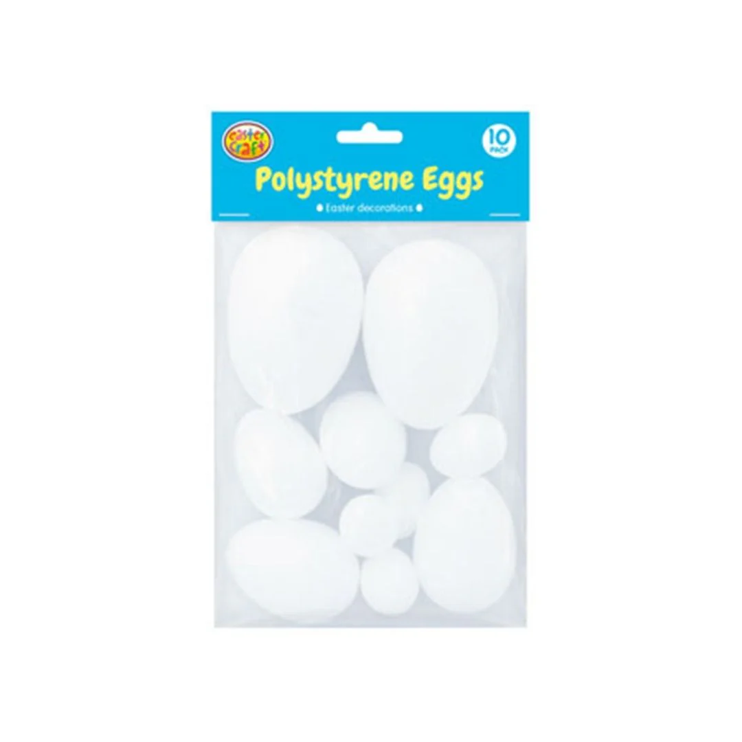 Polystyrene Eggs 10pc