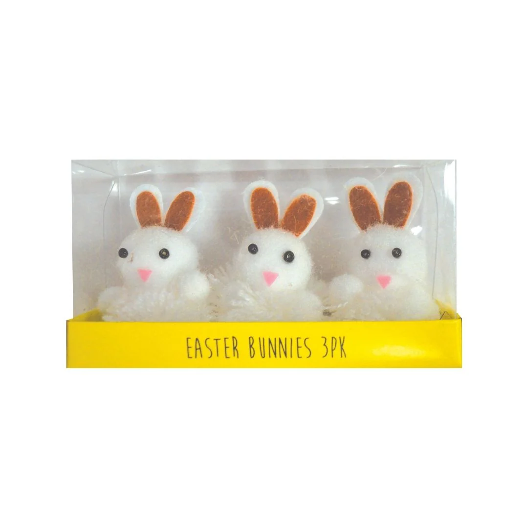 Easter Rabbit Fluffy 3Pk