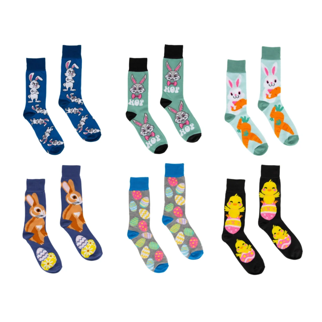 Easter Socks Adults Assorted