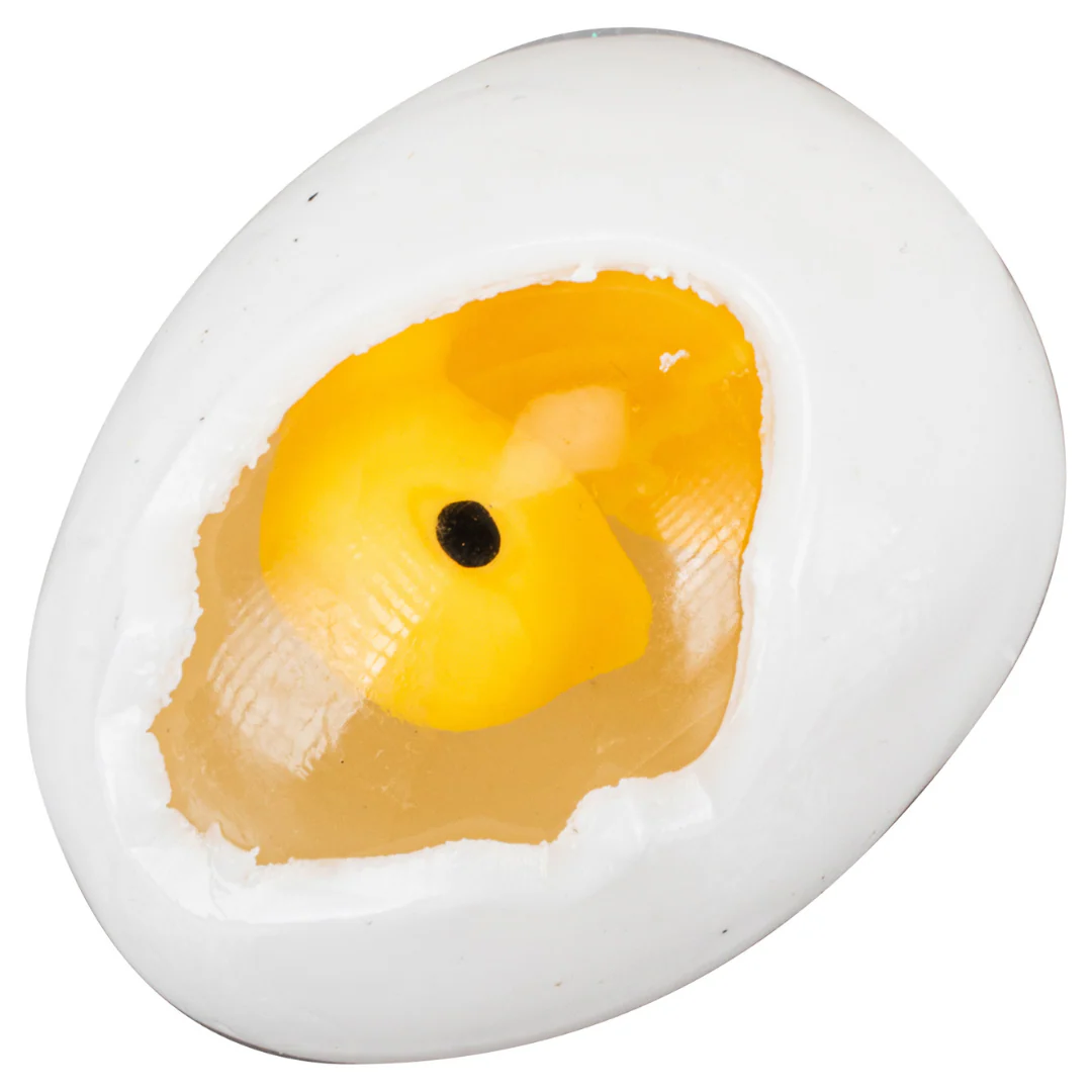 Squeezable Egg 6cm White - Image 3