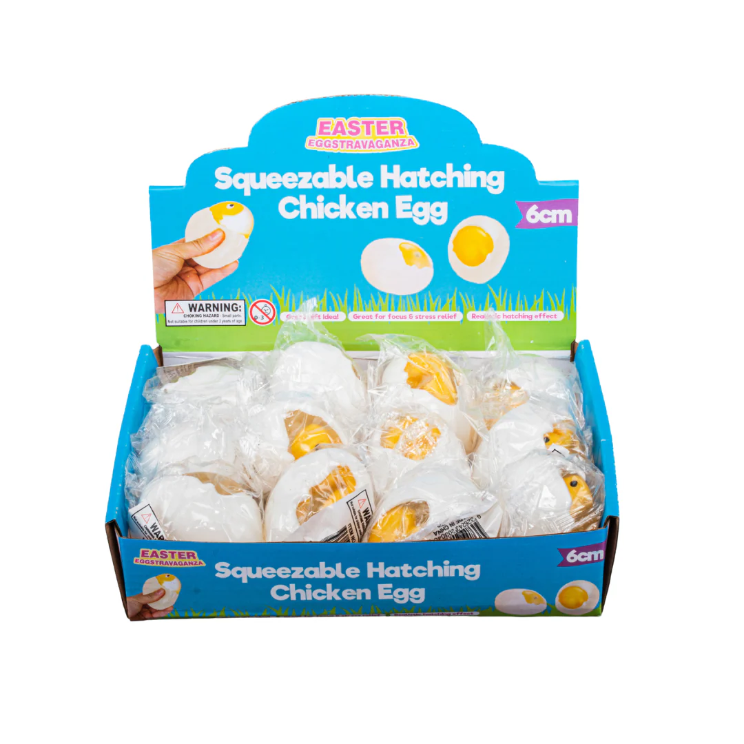 Squeezable Egg 6cm White - Image 4
