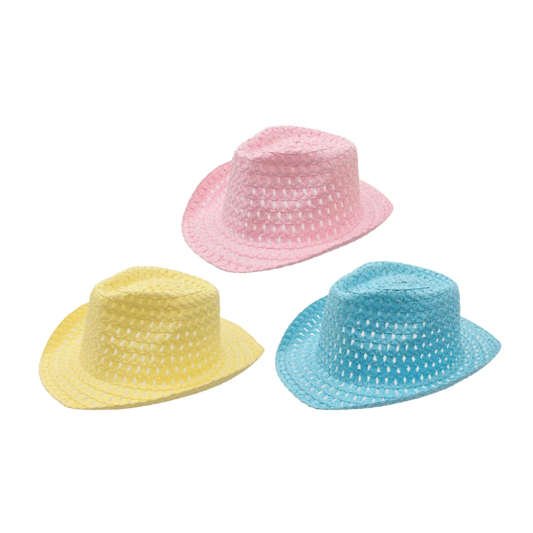 Easter Straw Cowboy Hat Assorted