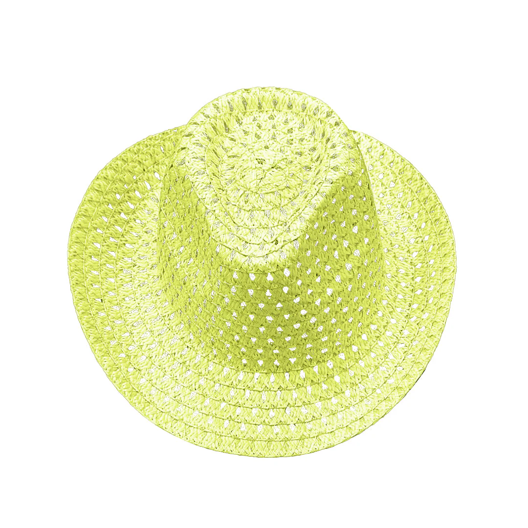 Easter Straw Cowboy Hat Assorted - Image 2