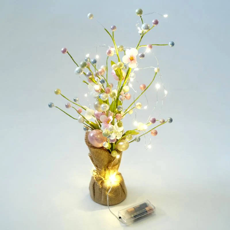 Easter Tree LED Battery Operated Finish Balls & Eggs 45cm - Image 2