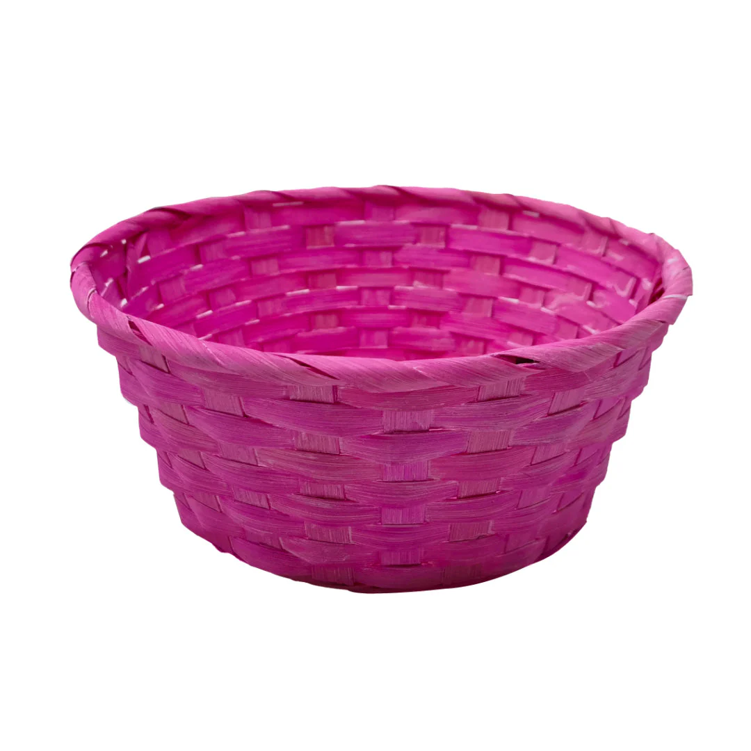 Easter Woven Basket Round Assorted - Image 3