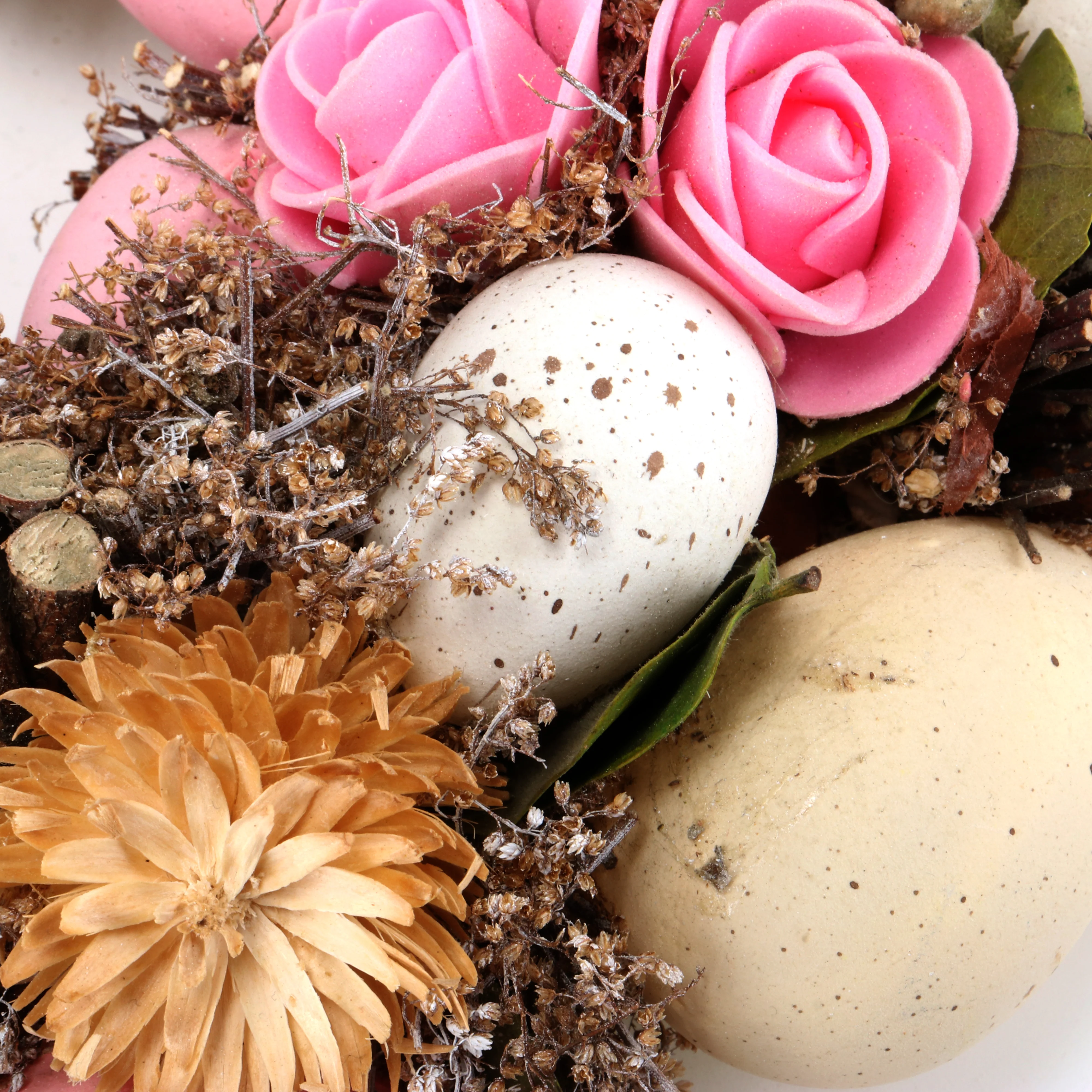 Wreath Premium Multi-Colour Flowers 25x7cm - Image 2