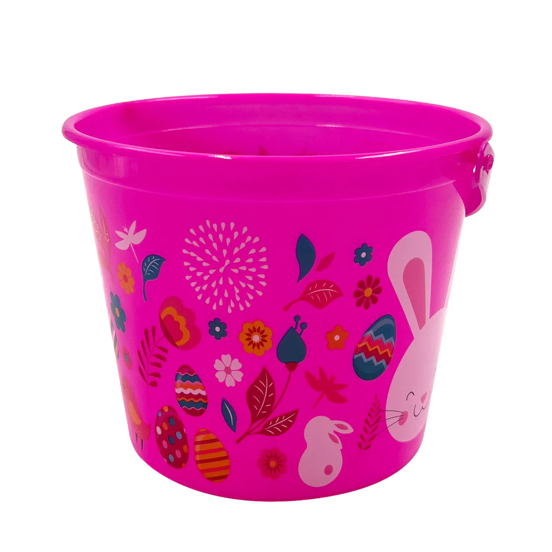 Easter Bucket Plastic Assorted - Image 2