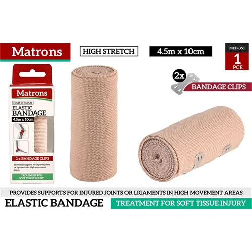 Elastic Bandage SelfClose 10cmx4.57M