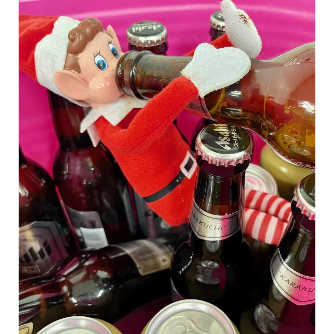 Elf Doll Mischiev-Elf Posable Tie-Card - Image 4