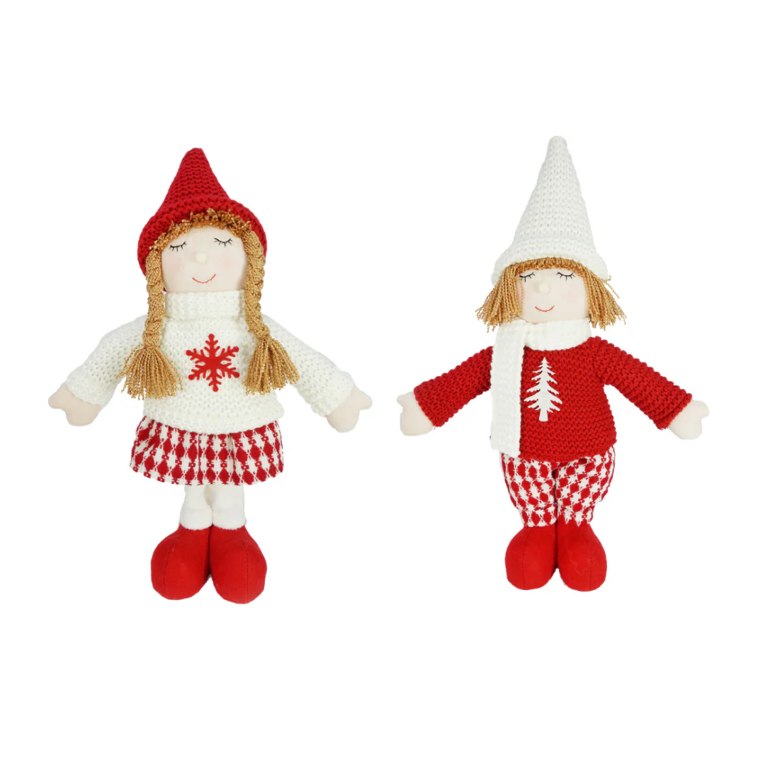 Knitted Elfâ„¢ Elf Red/White Knit Boy/Girl