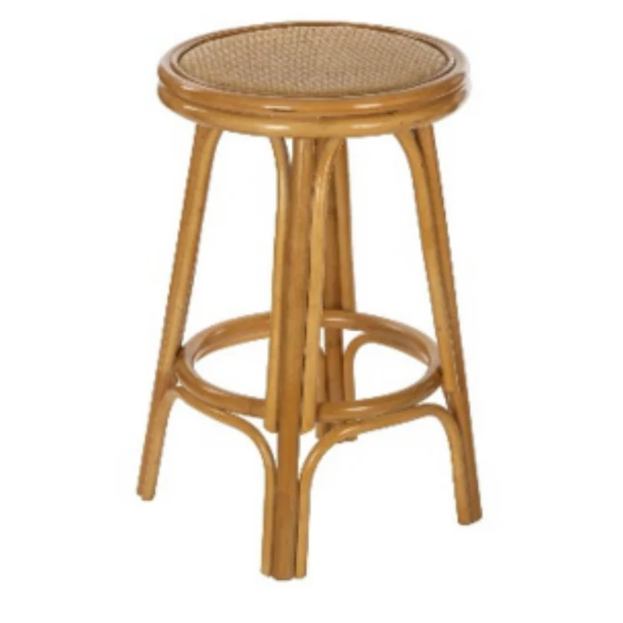 Ethan Rattan Bar Stool Natural