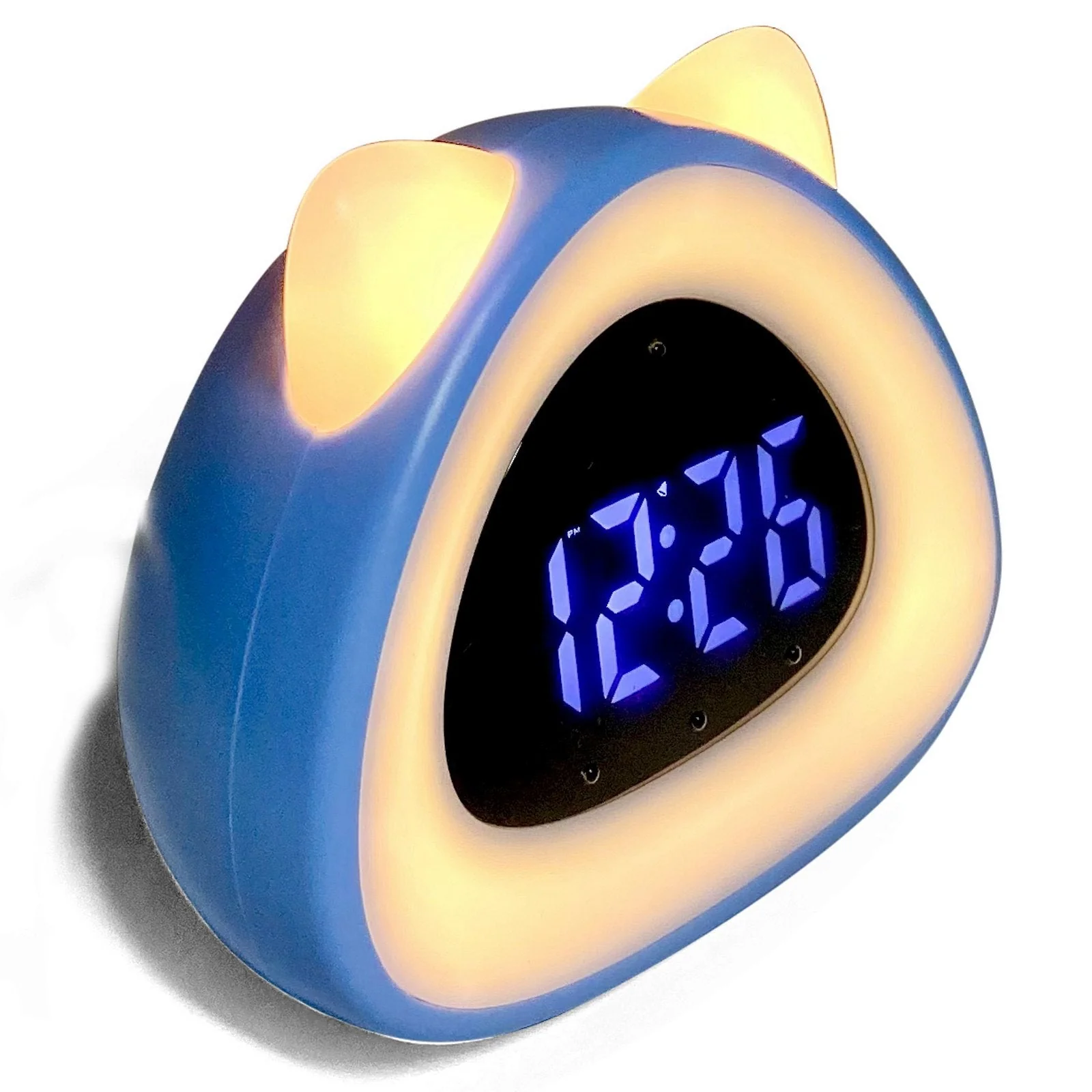 Eurie Cat Ears Sunrise Light Digital Alarm Clock 13x6.5x11cm Assorted - Image 12