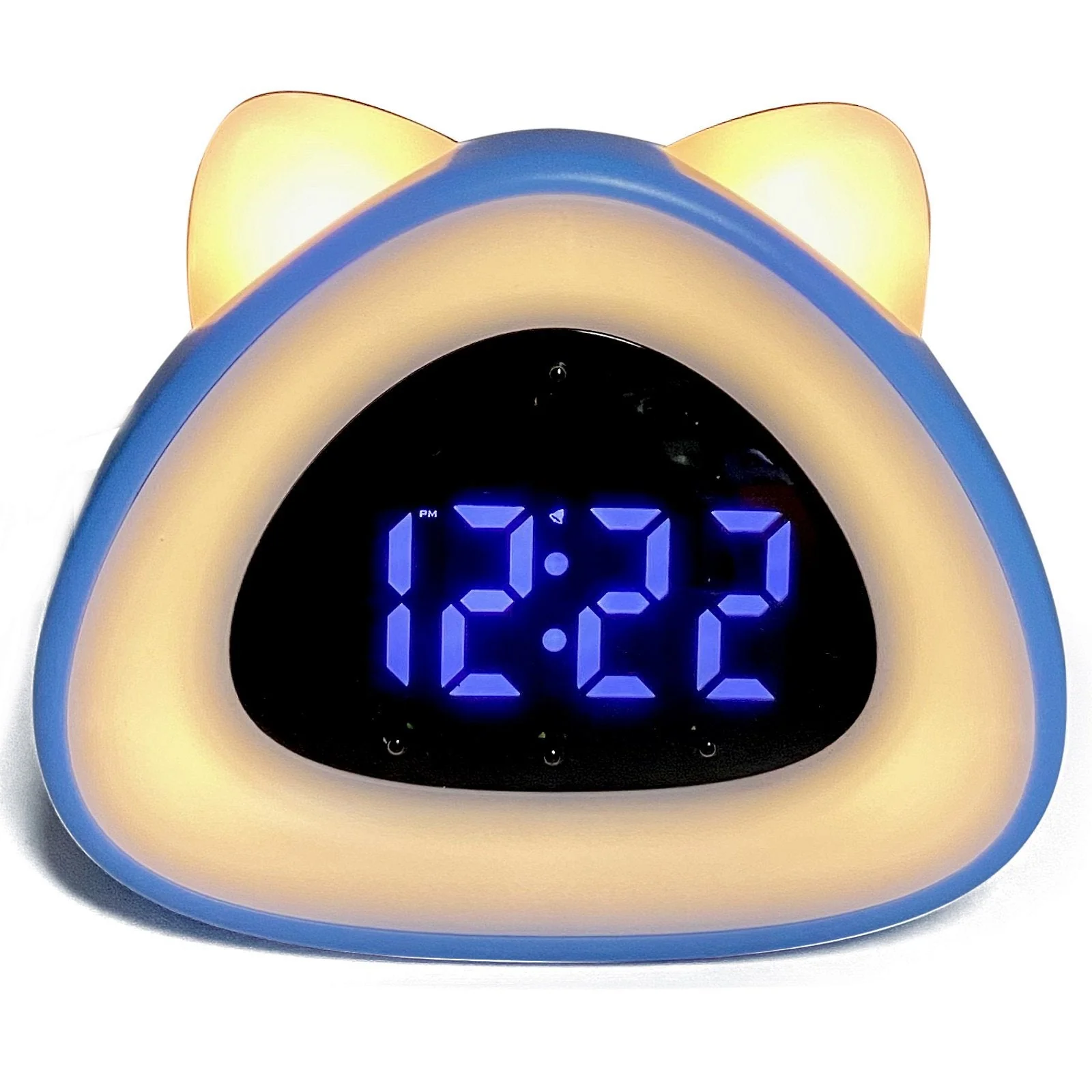 Eurie Cat Ears Sunrise Light Digital Alarm Clock 13x6.5x11cm Assorted - Image 6