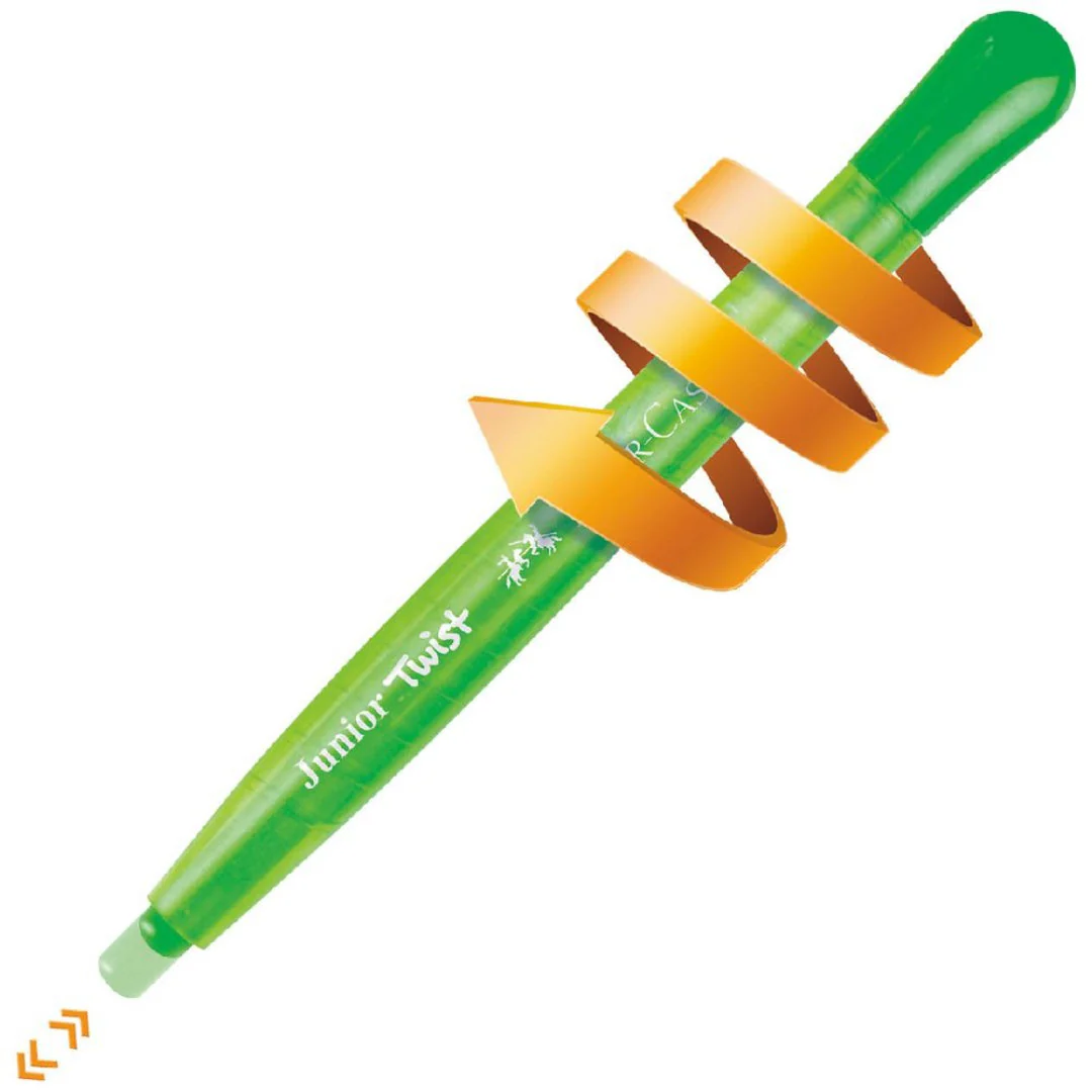 Faber Castell Junior Triangular Twist Wax Crayons, Assorted – Pack of 12 - Image 3