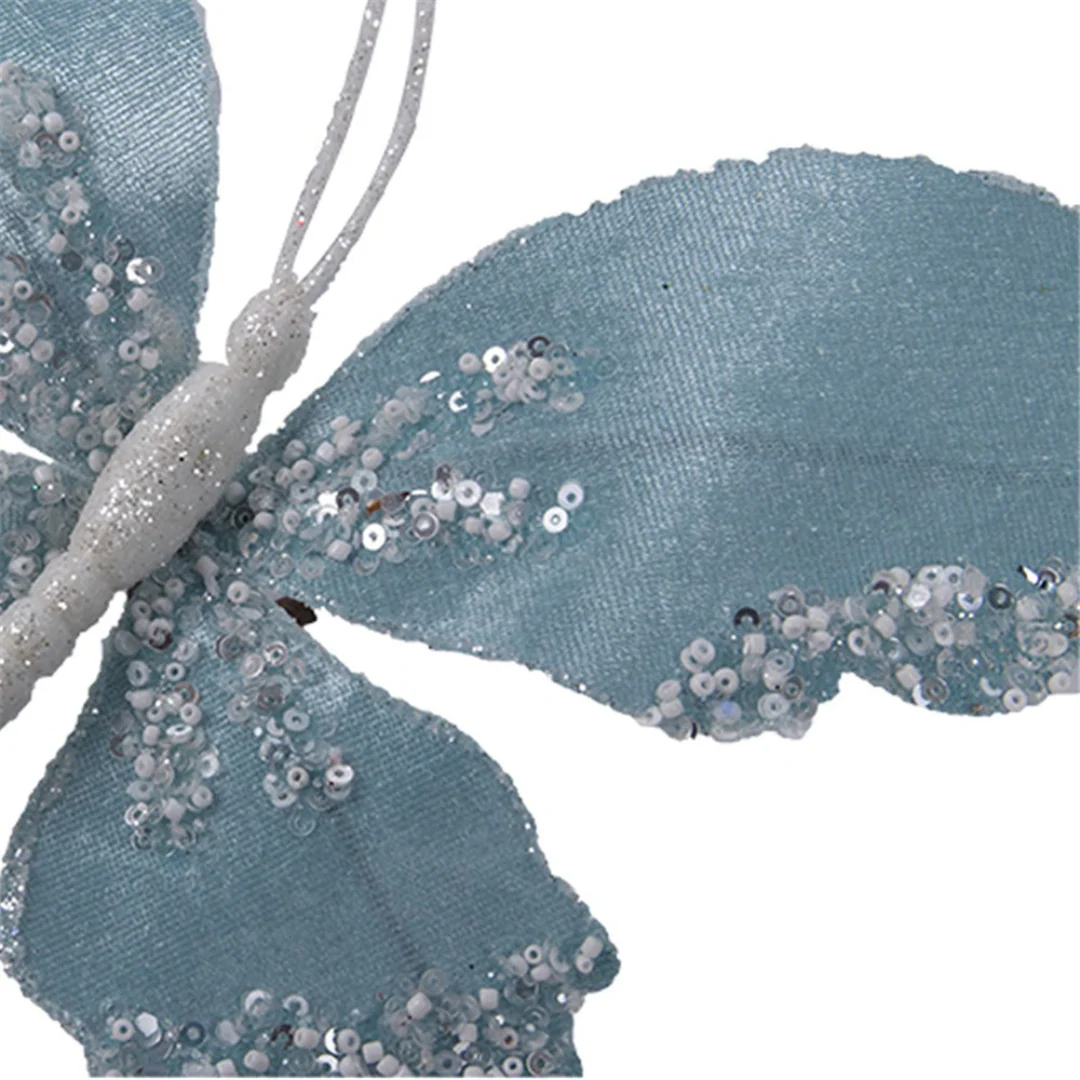 Fairy Floss Butterflies with Clip (Pink, Mint, Blue) 24cm - Image 4