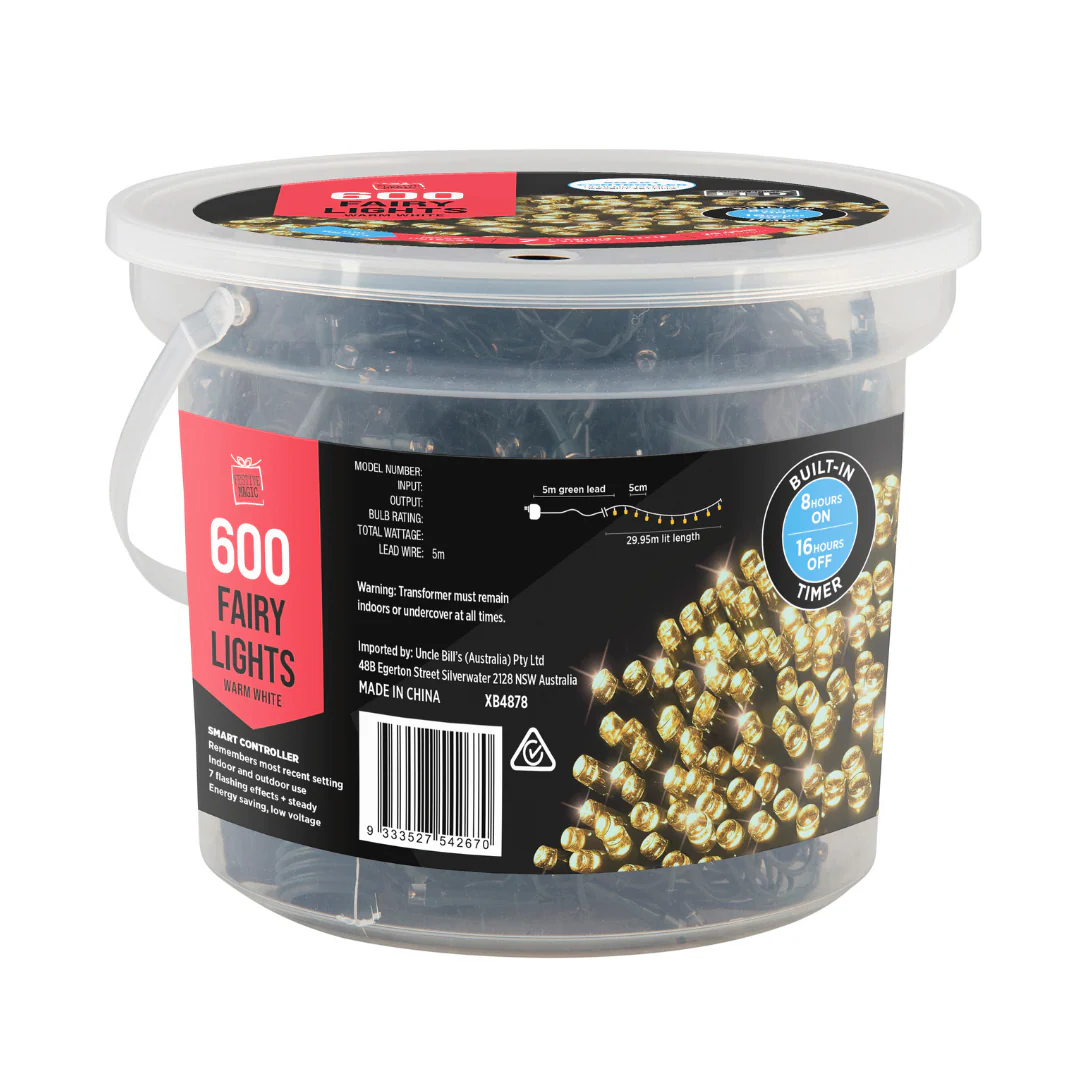 LEDs Flashing 600 Warm White Tub