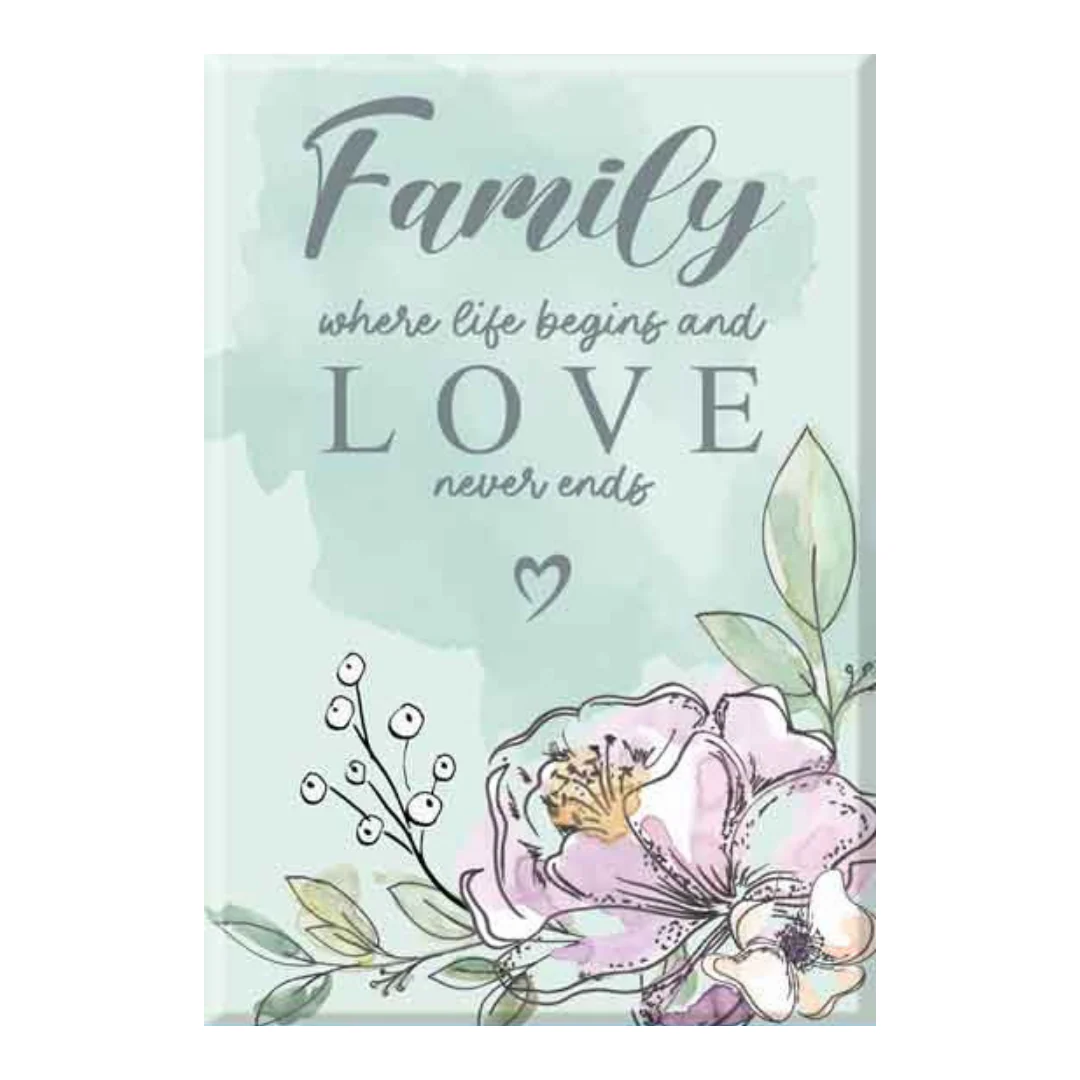 Family Glass Plaque B