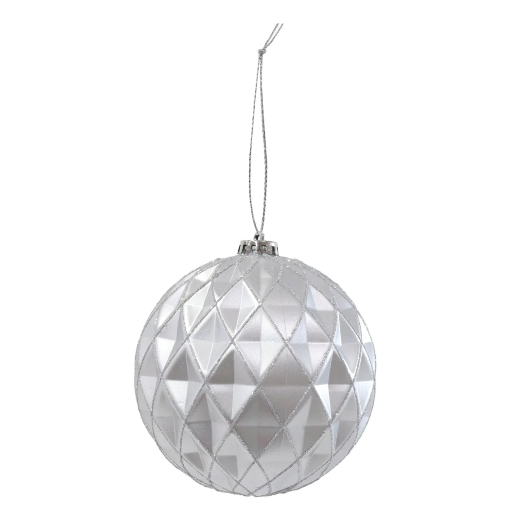 Fancy Metallic Bauble 15cm Assorted - Image 3