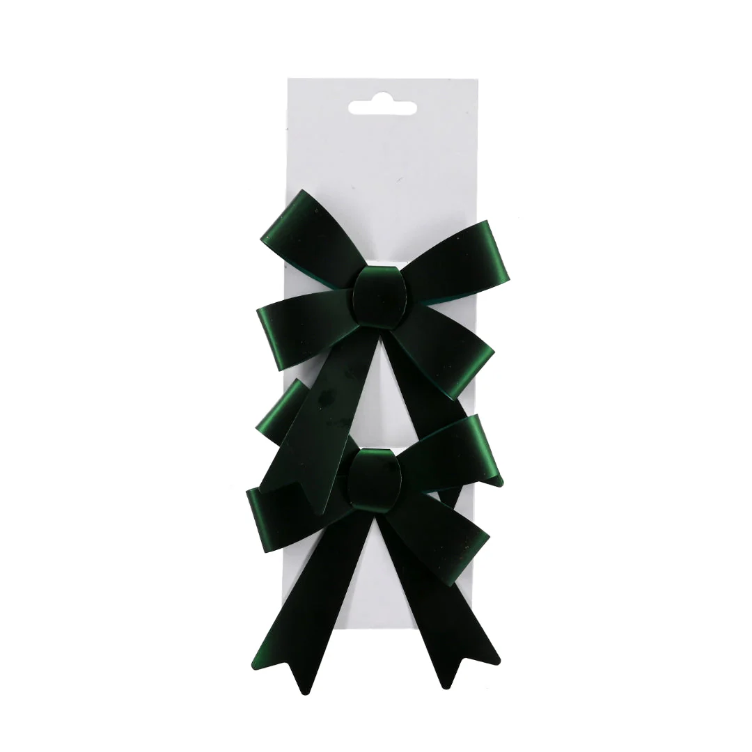 Fancy Present Bow Matte Metallic 2pk Assorted - Image 4
